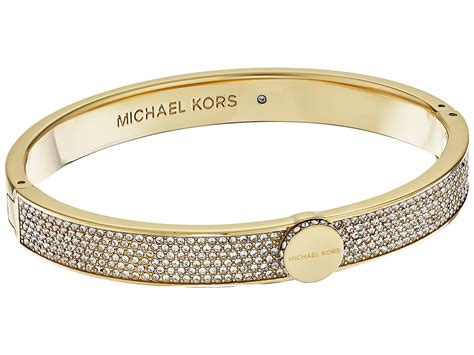 michael kors pave hinge bracelet|Michael Kors Pavé Hinged Bangle Bracelet .